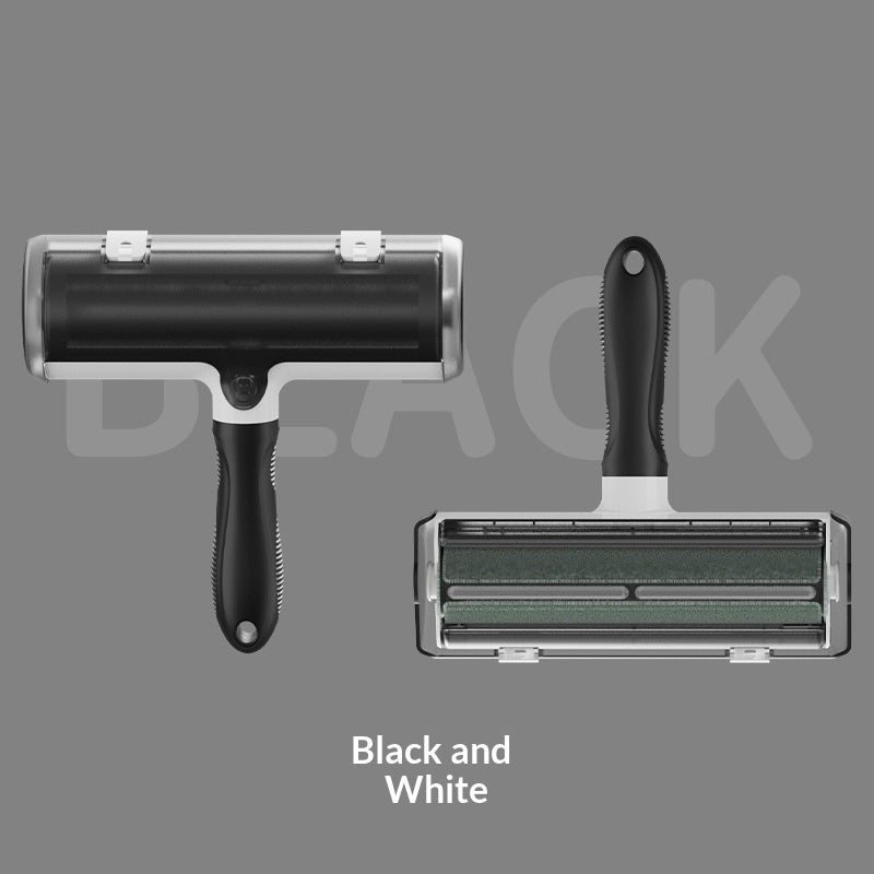 Dog And Cat Pet Grooming Brush With A Cleaning Roller For Removing Fur